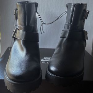 - black heeled boots - brand new - never worn -